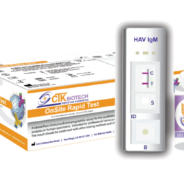 Teste Rápido HEPATITE A HAV IGG/IGM caixa com 30 Unidades