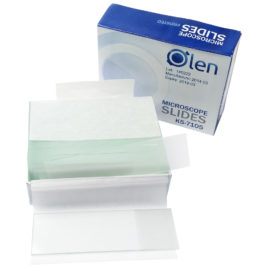Lâminas para Microscopia Fosca 26x76mm com 50 unidades