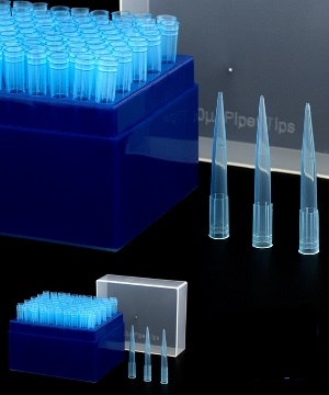 Ponteira Tipo GILSON 200-1000UL em Rack com 100 Peças - Imagem 1