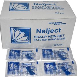 Scalp Convencional para Infusão 27G caixa com 100 unidades