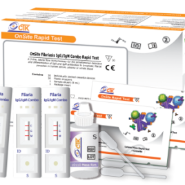 TESTE RÁPIDO FILARIOSE IGG/IGM COMBO 30 Testes