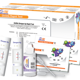 TESTE RAPIDO DENGUE AG (NS1) IgG/IgM caixa com 30 Unidades