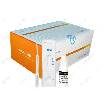 TESTE RAPIDO ZIKA IGG/IGM  KIT C/25 TESTES
