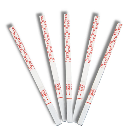 ETG SABRE SAFETY TESTE DE ÁLCOOL NA URINA (ETG) DIA SURE DE 8 a 80 HORAS CAIXA COM 25 TESTES - Imagem 1